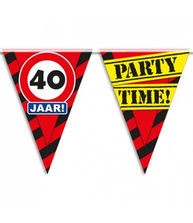 Paperdreams Party Vlag - 40 jaar