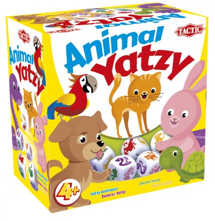 Tactic dobbelspel Animal Yatzy junior 12,4 x 8 cm
