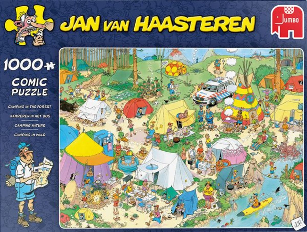 Jan van Haasteren Kamperen in het bos puzzel