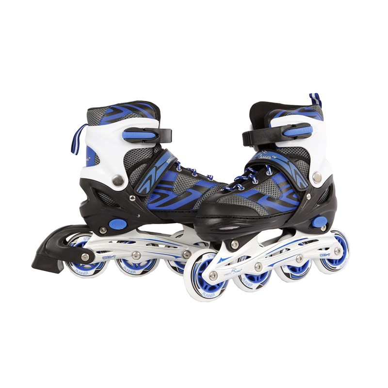 Inline skates blauw-zwart maat 35-38
