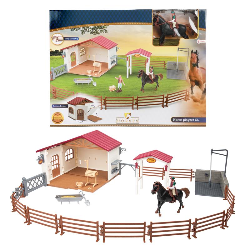 Toi Toys Horses Paardenspeelset XL Met Accessoires