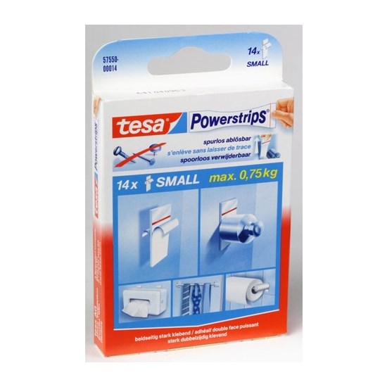 Tesa Small Powerstrips 15 x 35 mm 14 Strips