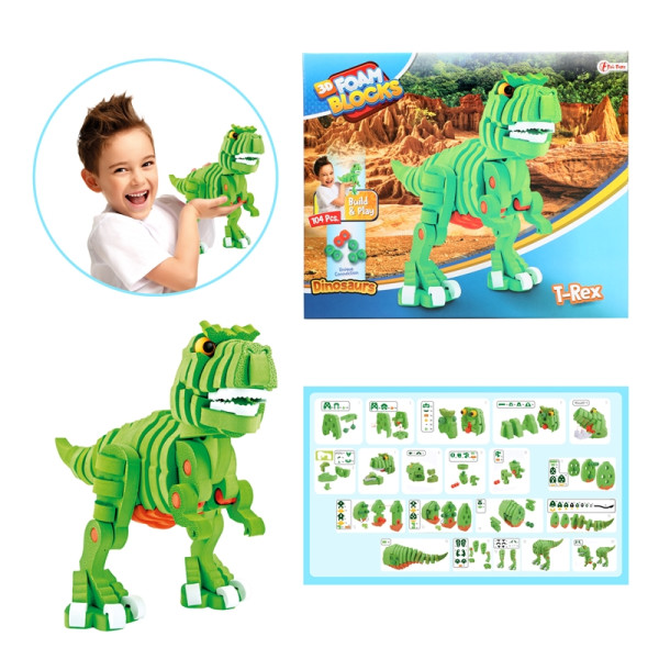 Toi Toys 3D puzzel foam T-Rex