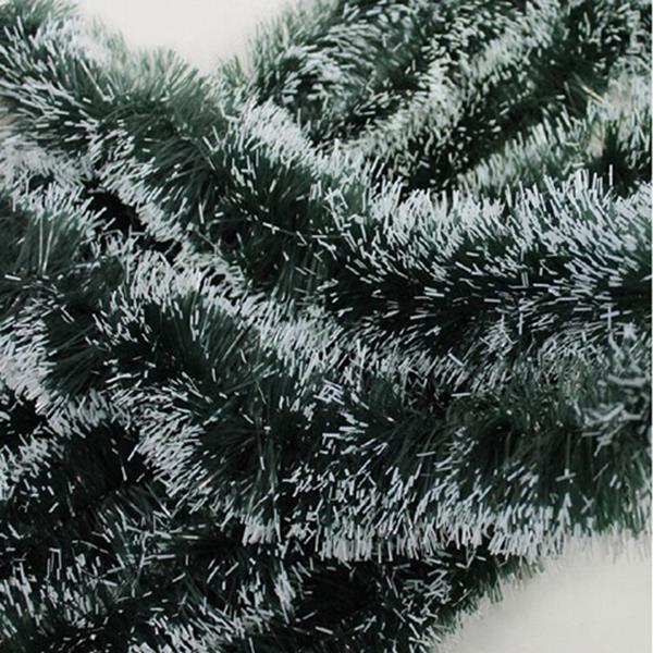 Kerst guirlande groen-wit 270x9cm