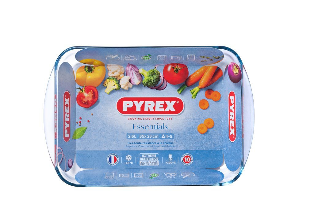 Pyrex lasagna schotel 34x23cm.