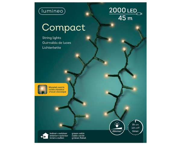 LED compact lights steady 2000L 45m