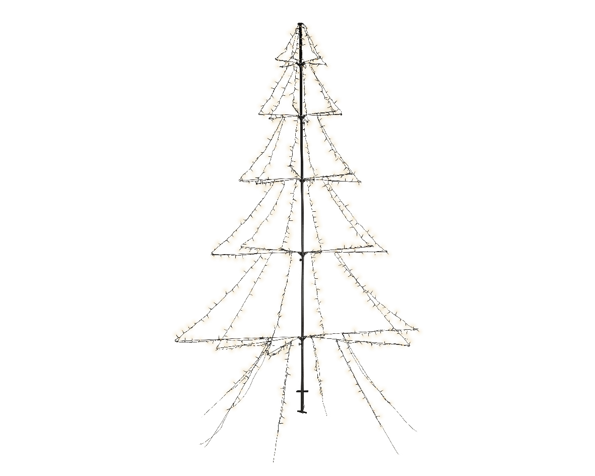 Led kerstboom 300 cm 600 lamps warm-wit