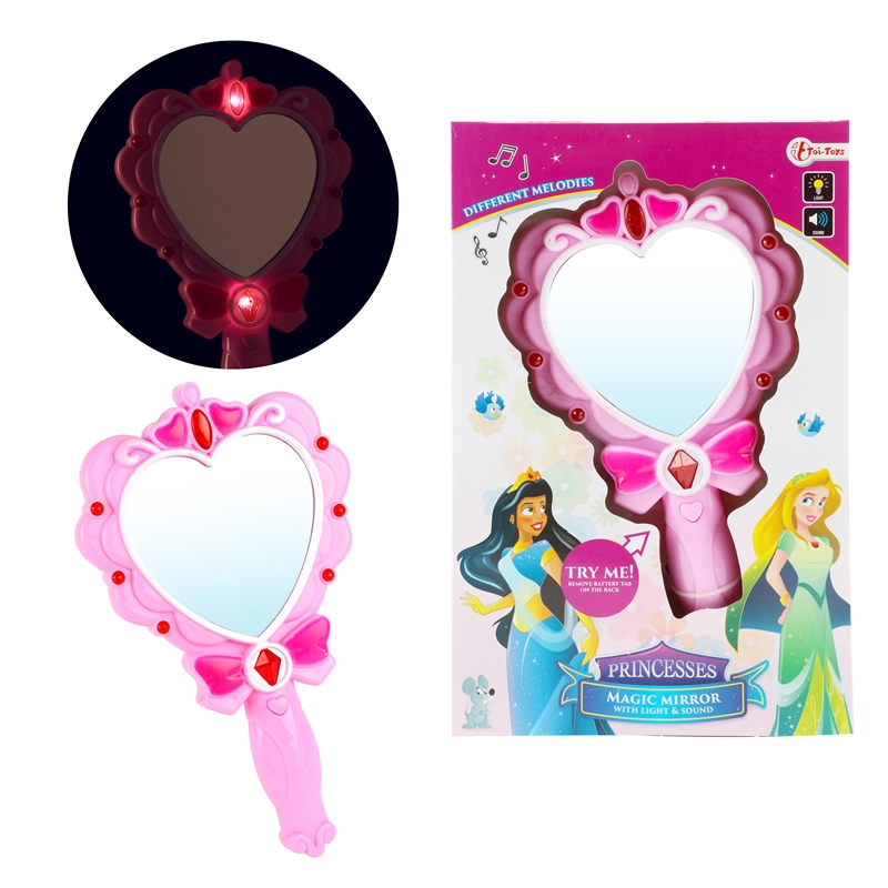 Toi Toys magische spiegel prinses met licht en geluid roze