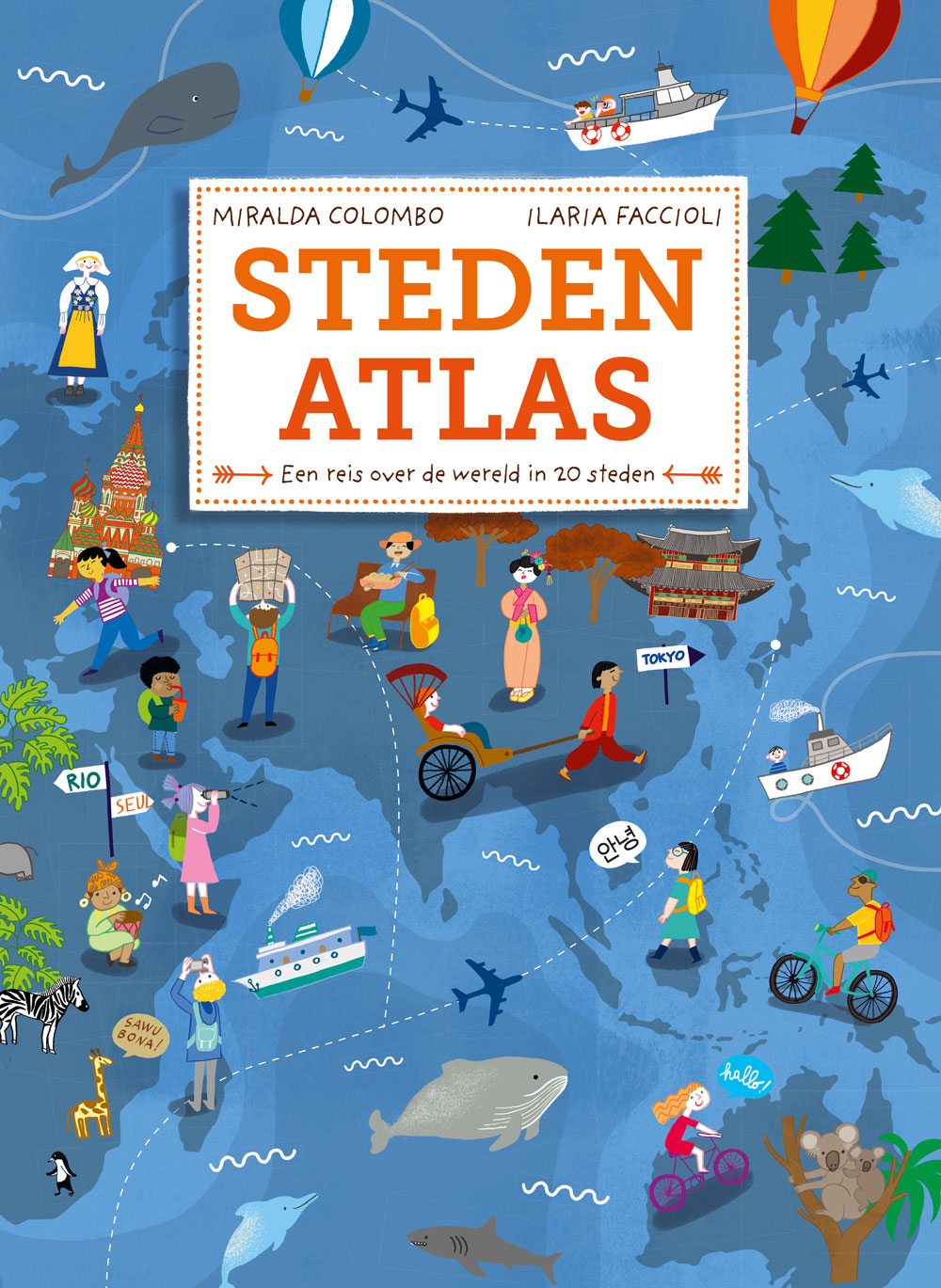 Steden atlas. Miralda Colombo, Hardcover