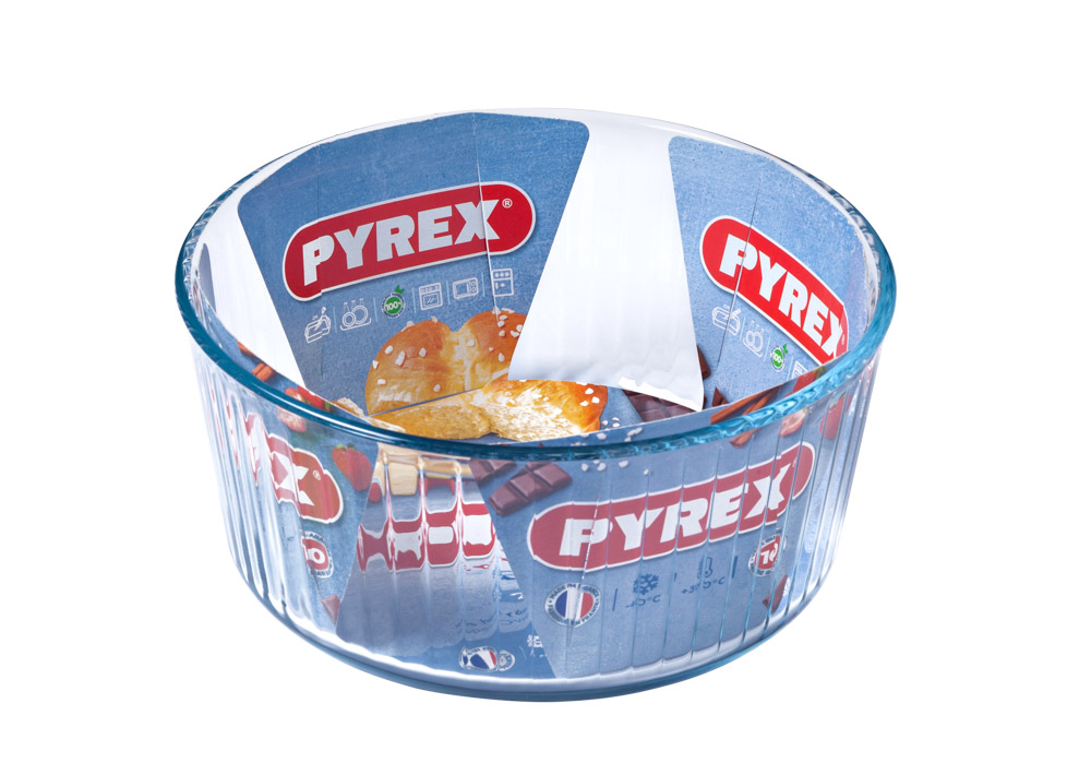 Pyrex souffle vorm glas 21cm