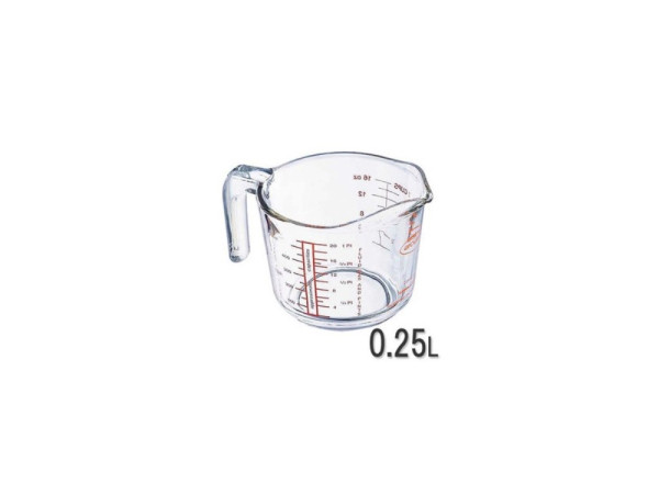 Arcuisine maatbeker 0.25L glas