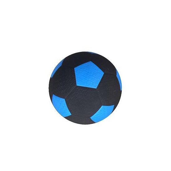 Rubber straatvoetbal blauw