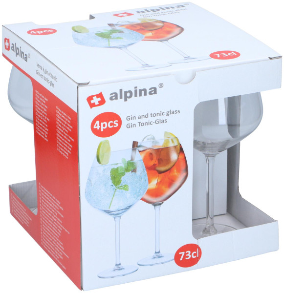 Alpina Gin & Tonic glazenset 4-delig