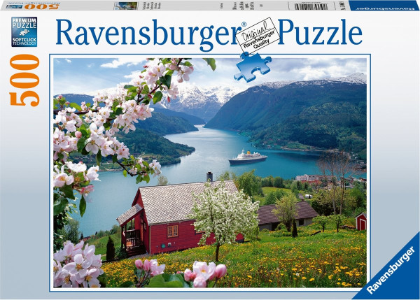 Ravensburger puzzel Berglandschap 500pcs