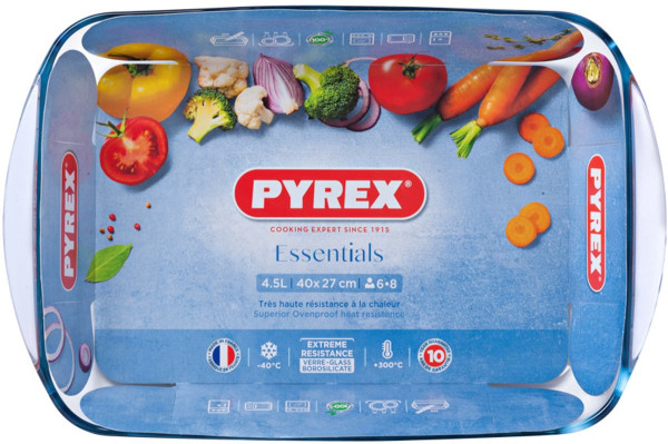 Pyrex ovenschaal 40x27x7cm 4,5l