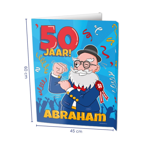 Paperdreams Window signs - Abraham 50