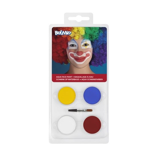 Set Palet schmink op waterbasis Clown