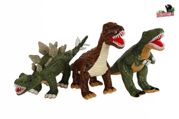 Dinosaurus pluche plastic tanden 50-60cm