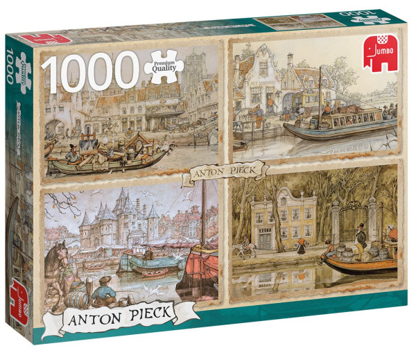 Jumbo Anton Pieck puzzel Canal Boat 1000
