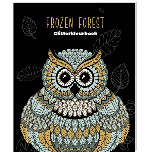 Glitterkleurboek - Frozen Forest