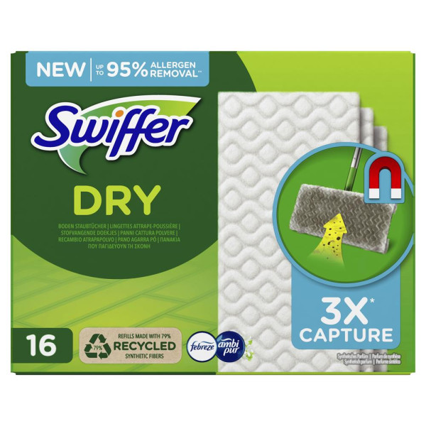 Swiffer Dry Febreze Stofwisdoekjes 16st