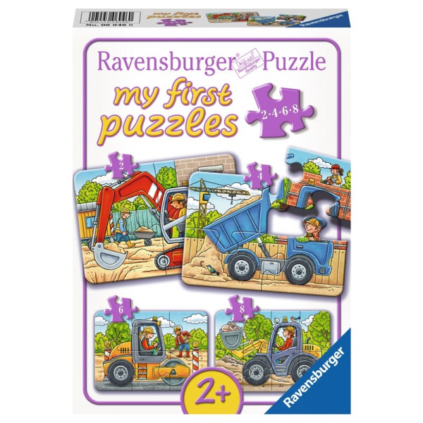 Ravensburger My First Puzzels 2,4,6,8 pc
