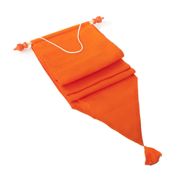 Wimpel oranje met kwast 22,5x350cm