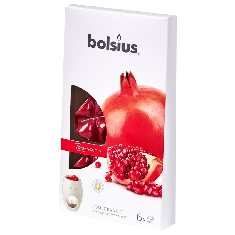 Bolsius Wax Melts True Scents Pomegranate 6 Stuks