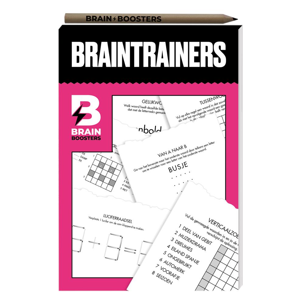 Brainbooster Puzzelboek Braintrainers