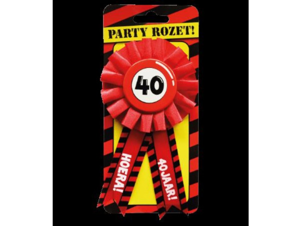 Paperdreams Party Rozetten - 40 jaar