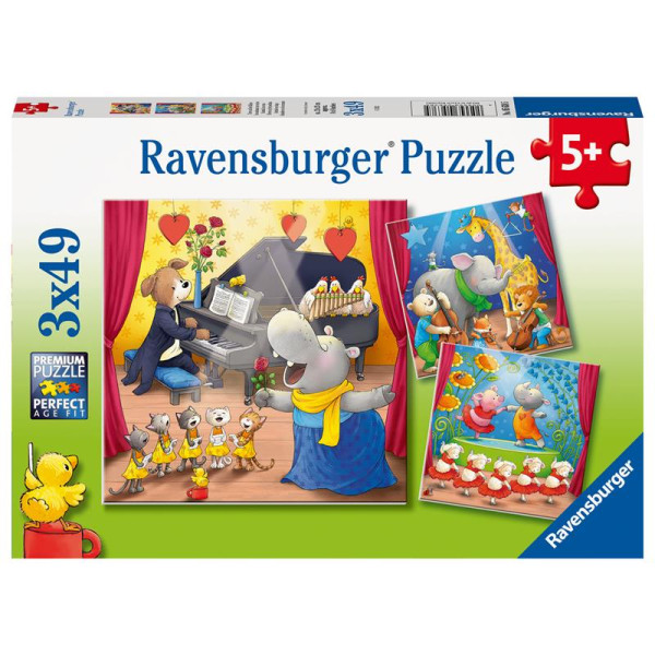 Ravensburger puzzel Dieren op het podium