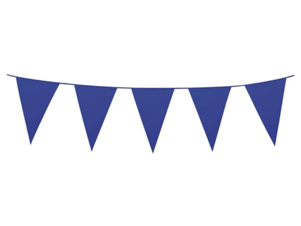 PE reuzenvlaggenlijn blauw (10 m)