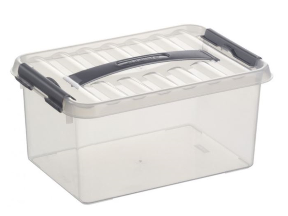 Sunware Q-line opbergbox 6 liter transparant