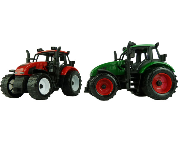Tractor frictie groen of rood 20cm