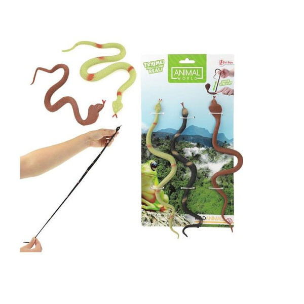 Toi Toys 3 Stretchy slangen op kaart