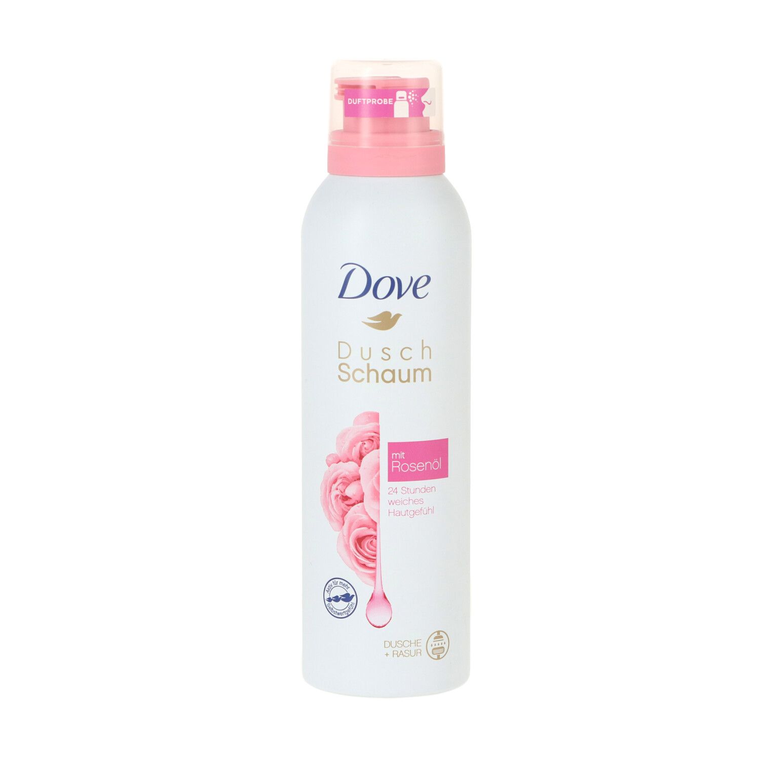 Dove Shower Mousse Rose Oil 200ml