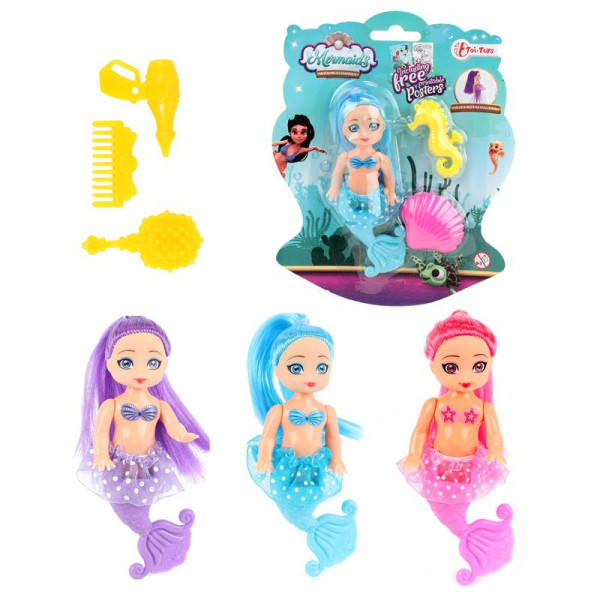 Toi Toys Mermaids Zeemeerminpop 12cm