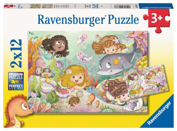 Ravensburger Zeemeerminnen puzzel 2x12st