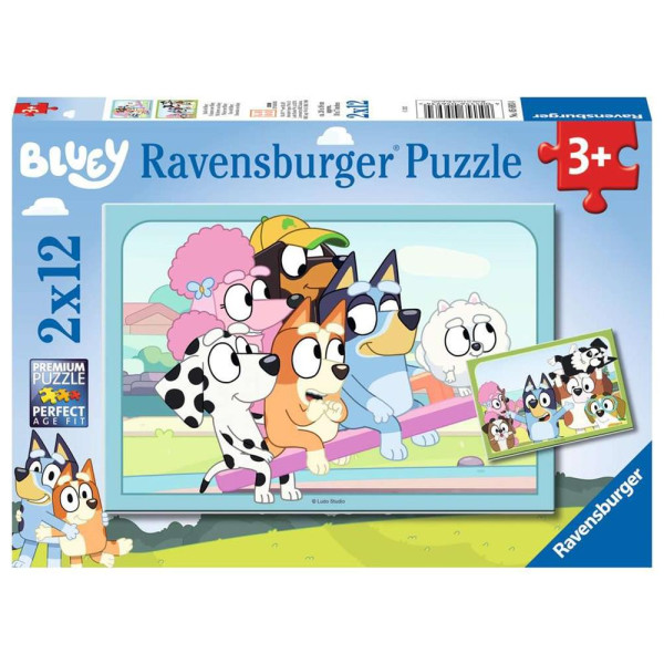 Ravensburger puzzel Bluey 2x12pcs