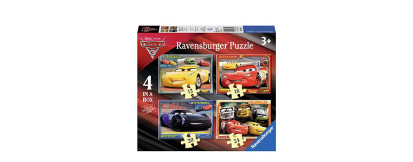 Ravensburger puzzel Cars 3 4-in-1