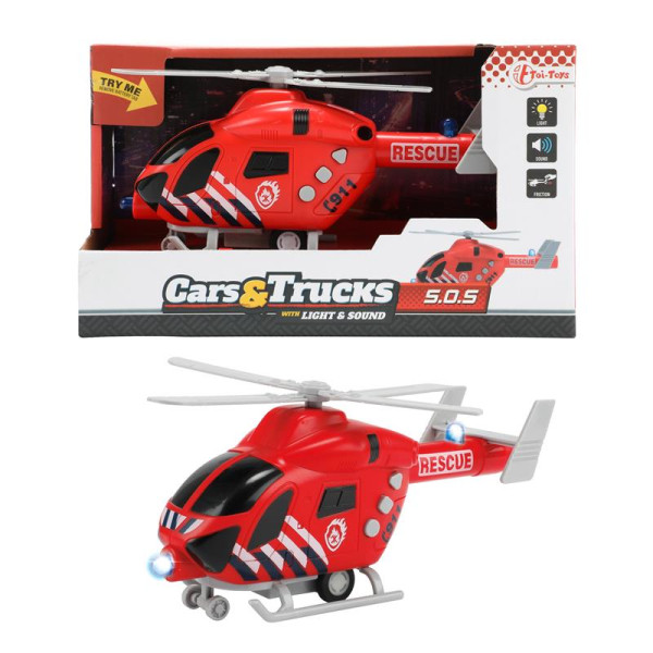 Toi Toys Cars&Trucks Brandweerhelikopter