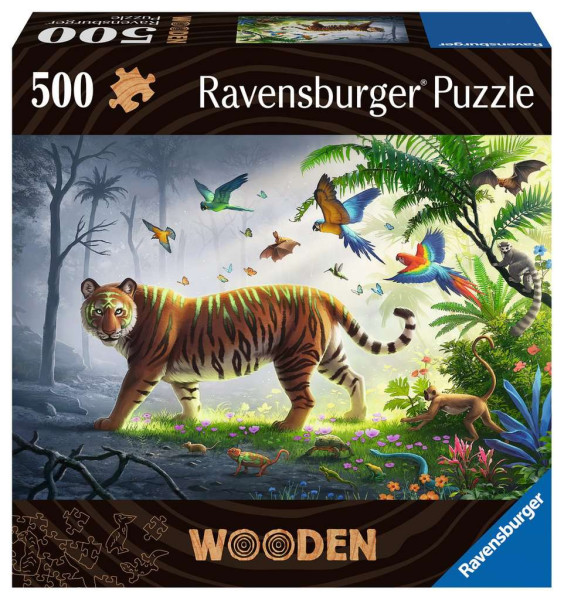 Ravensburger Tijger houten puzzel 500st