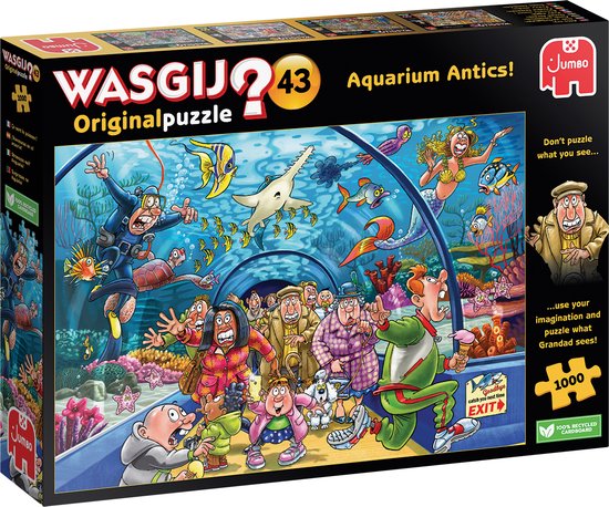 Wasgij Puzzel 43 Aquarium Antics! 1000 Stukjes