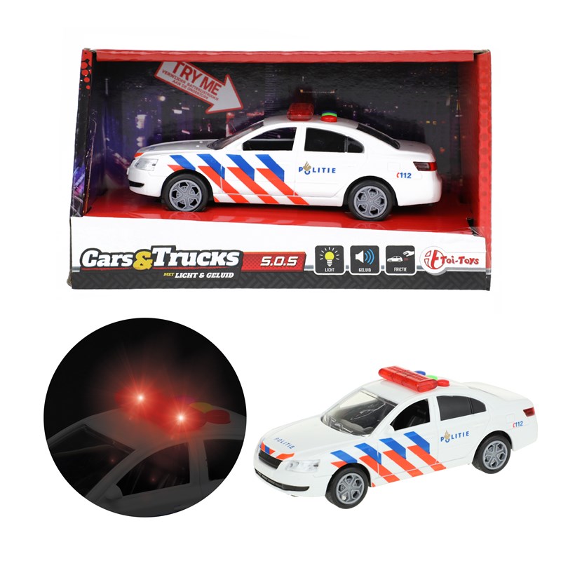Toi Toys Politie auto met licht+geluid