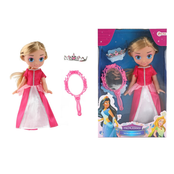 Toi Toys Prinses pop 28cm + accessoires
