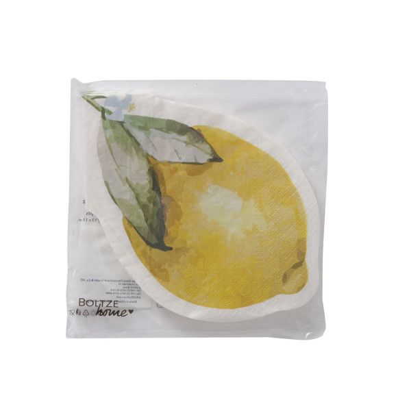 Servetten citroen 12-delig papier