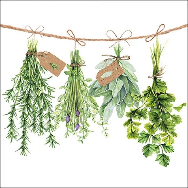 Ambiente Servetten Fresh Herbs 33cm