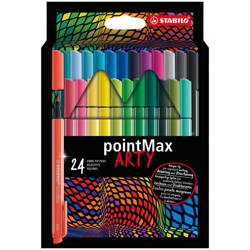Stabilo Arty PointMax etui a 24 kleuren