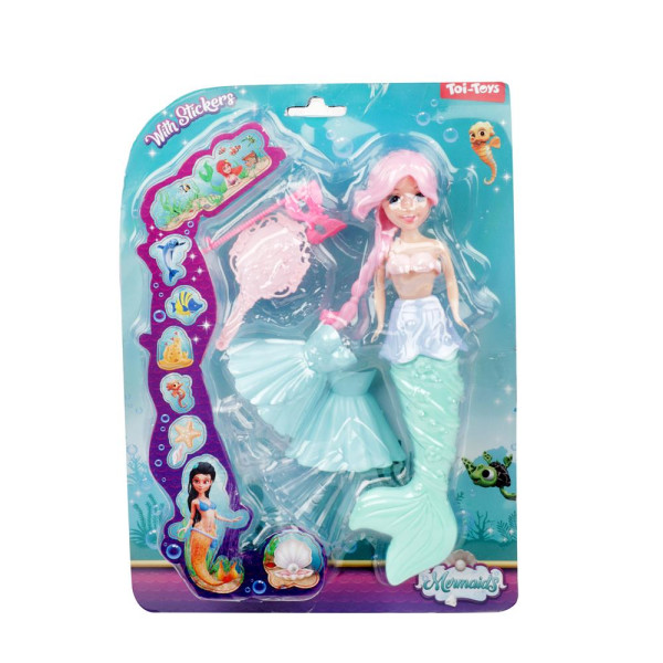 Toi Toys Mermaids Zeemeermin pop 21cm