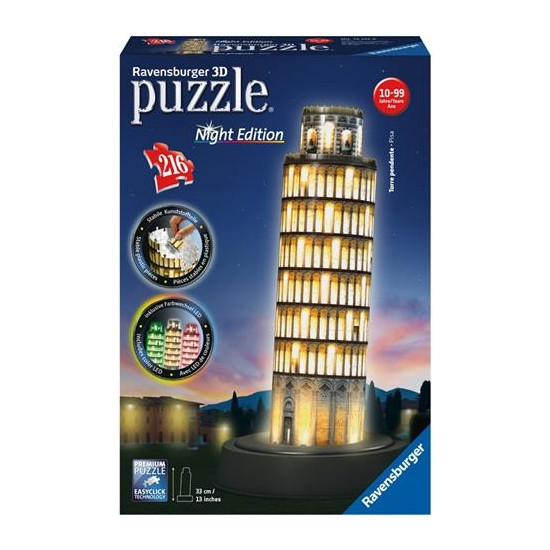 Ravensburger 3D puzzel Toren van Pisa 216